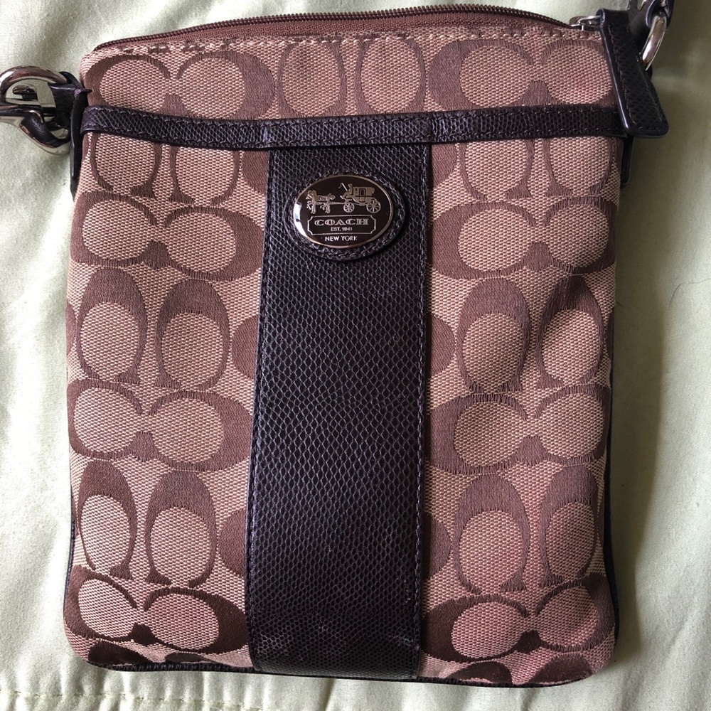 Coach cross body purse